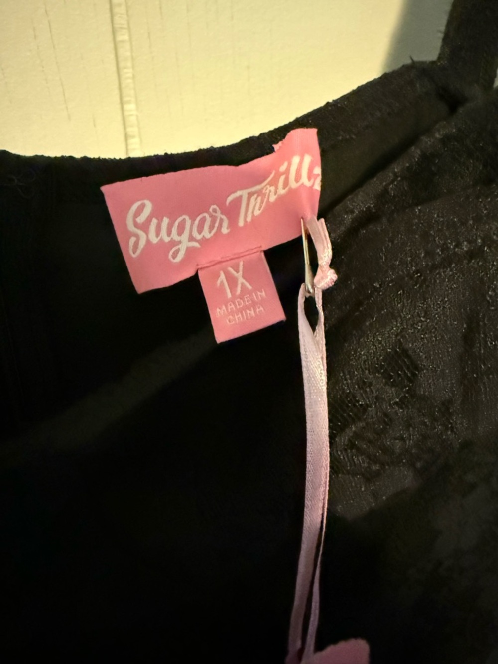 🆕 Dolls Kill Sugar Thrillz PERFECT DATE MINI DRESS - BLACK size 1x - Picture 4 of 8